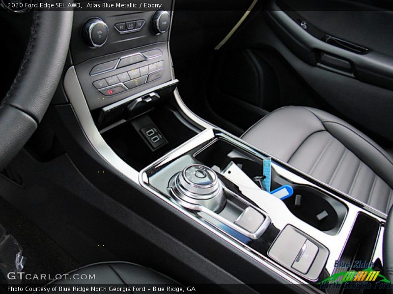 Atlas Blue Metallic / Ebony 2020 Ford Edge SEL AWD