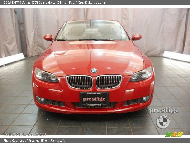 Crimson Red / Grey Dakota Leather 2009 BMW 3 Series 335i Convertible