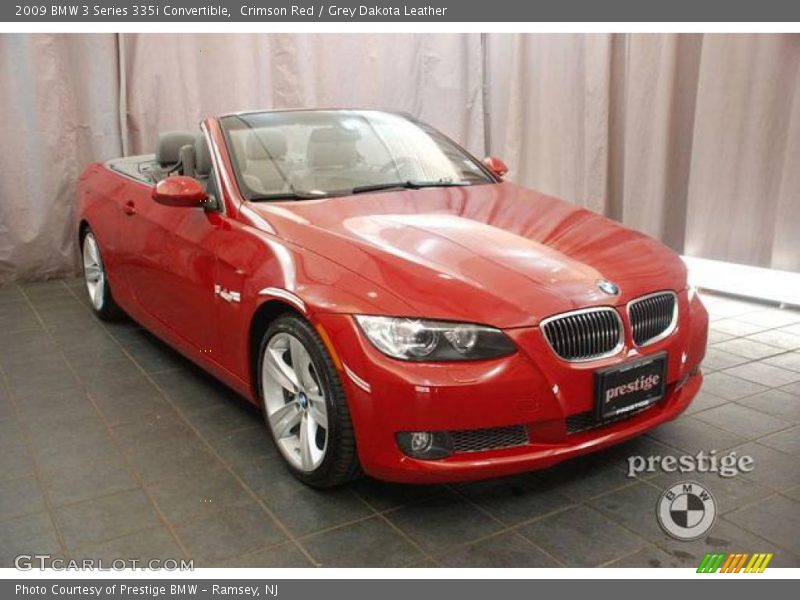 Crimson Red / Grey Dakota Leather 2009 BMW 3 Series 335i Convertible