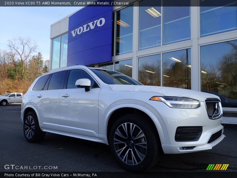 Crystal White Metallic / Charcoal 2020 Volvo XC90 T5 AWD Momentum