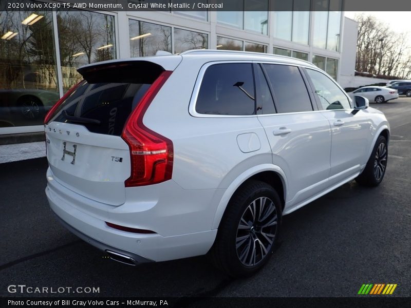 Crystal White Metallic / Charcoal 2020 Volvo XC90 T5 AWD Momentum