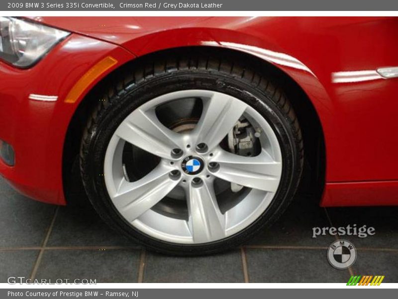 Crimson Red / Grey Dakota Leather 2009 BMW 3 Series 335i Convertible