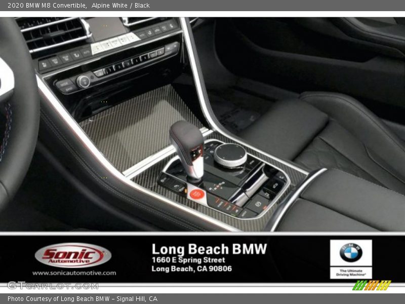 Alpine White / Black 2020 BMW M8 Convertible
