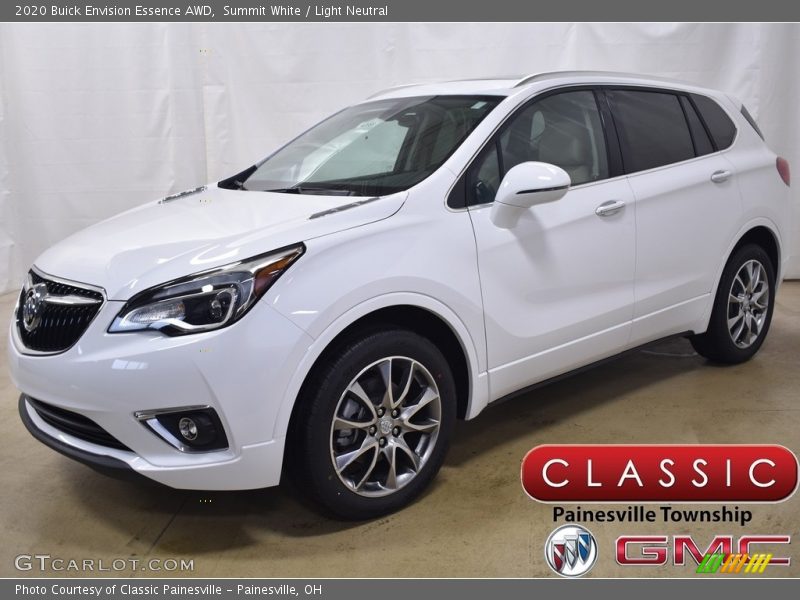 Summit White / Light Neutral 2020 Buick Envision Essence AWD