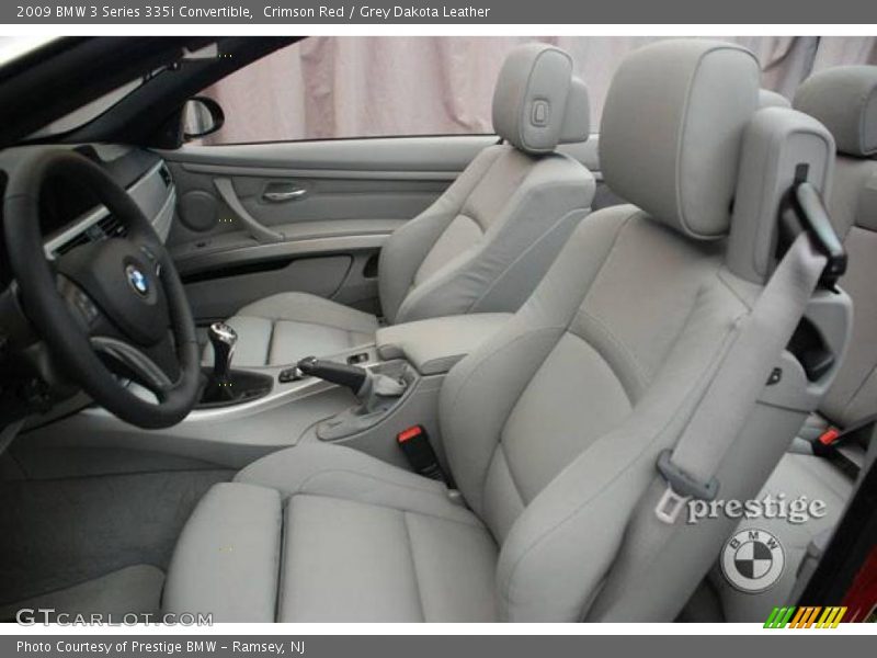 Crimson Red / Grey Dakota Leather 2009 BMW 3 Series 335i Convertible