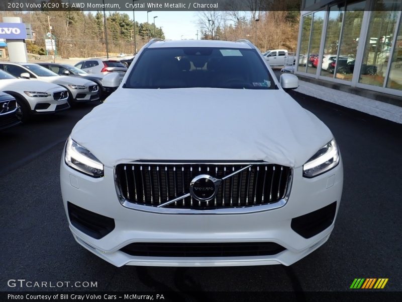 Crystal White Metallic / Charcoal 2020 Volvo XC90 T5 AWD Momentum