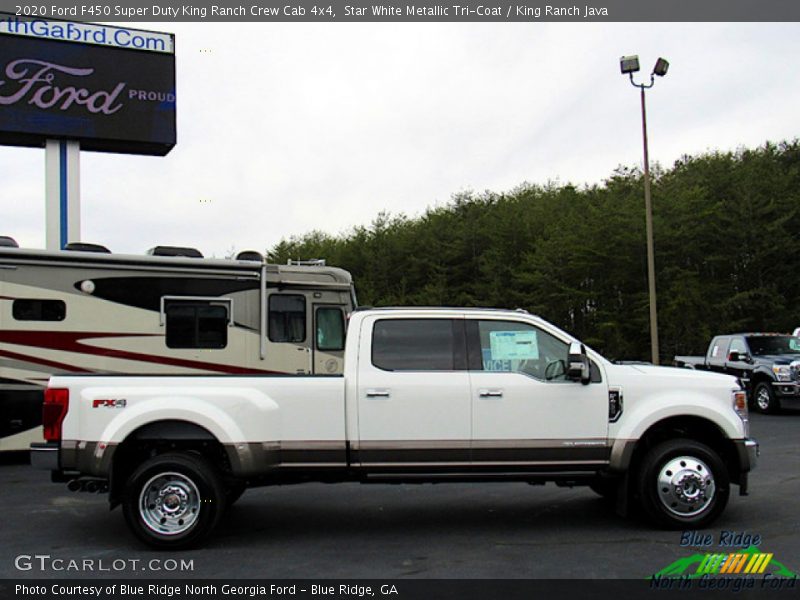 Star White Metallic Tri-Coat / King Ranch Java 2020 Ford F450 Super Duty King Ranch Crew Cab 4x4