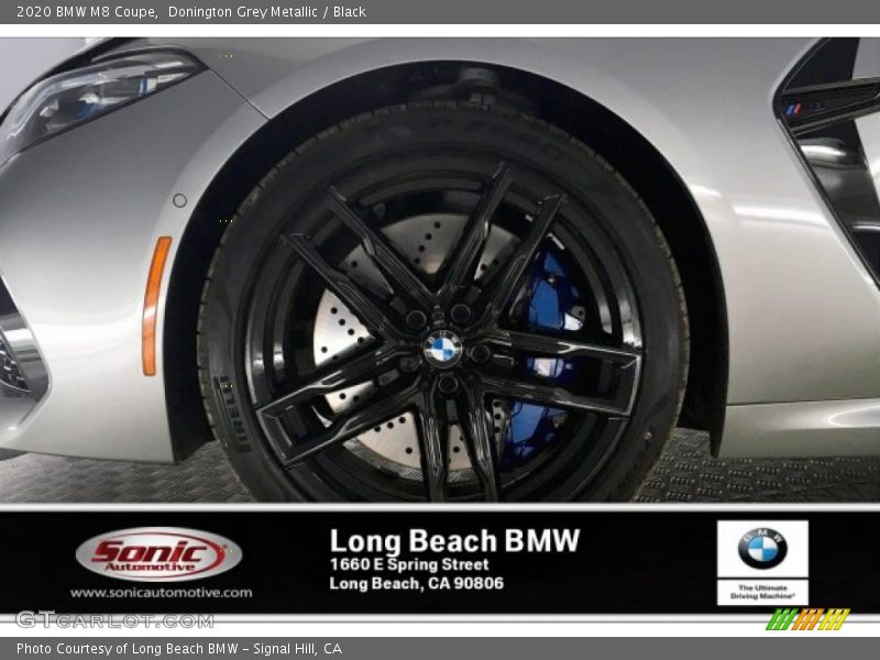 Donington Grey Metallic / Black 2020 BMW M8 Coupe
