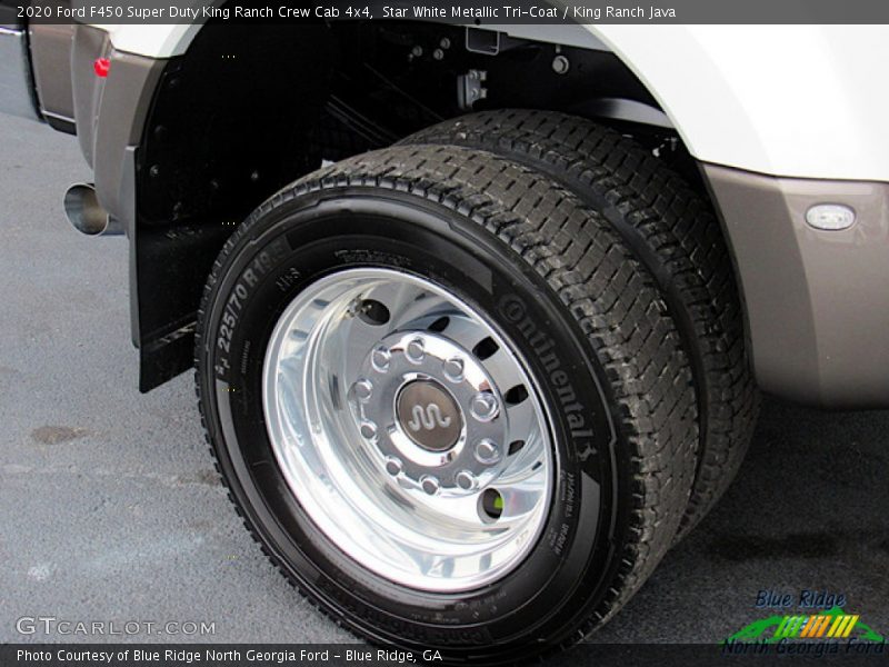 Star White Metallic Tri-Coat / King Ranch Java 2020 Ford F450 Super Duty King Ranch Crew Cab 4x4