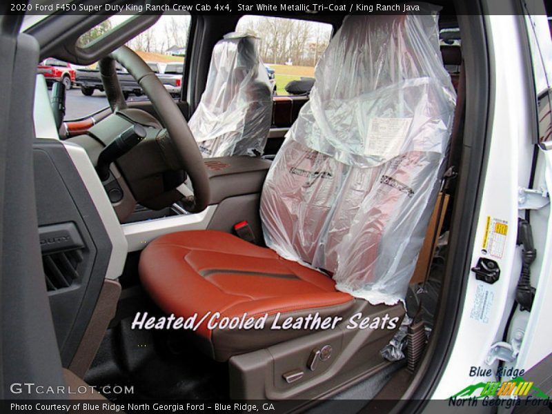 Star White Metallic Tri-Coat / King Ranch Java 2020 Ford F450 Super Duty King Ranch Crew Cab 4x4