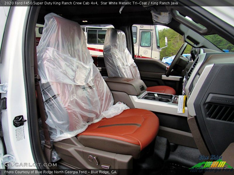 Star White Metallic Tri-Coat / King Ranch Java 2020 Ford F450 Super Duty King Ranch Crew Cab 4x4