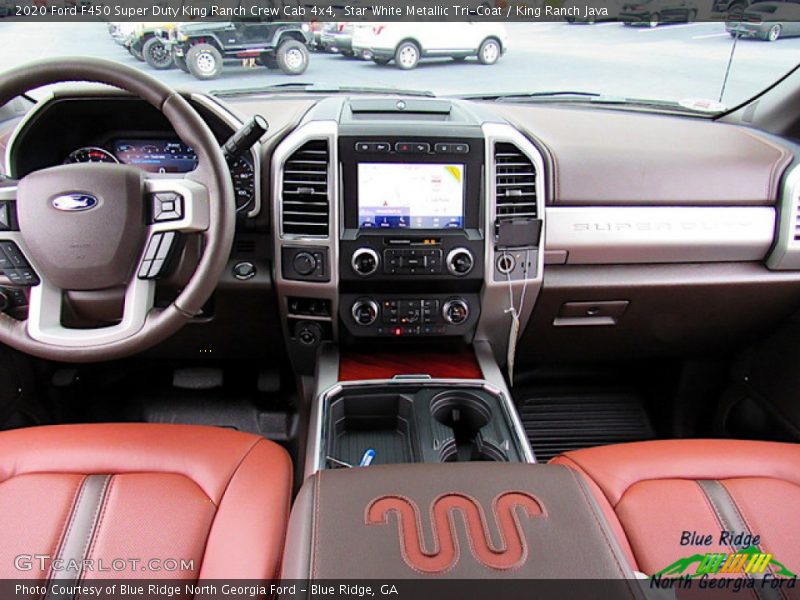 Star White Metallic Tri-Coat / King Ranch Java 2020 Ford F450 Super Duty King Ranch Crew Cab 4x4