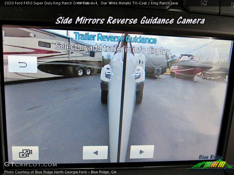 Star White Metallic Tri-Coat / King Ranch Java 2020 Ford F450 Super Duty King Ranch Crew Cab 4x4