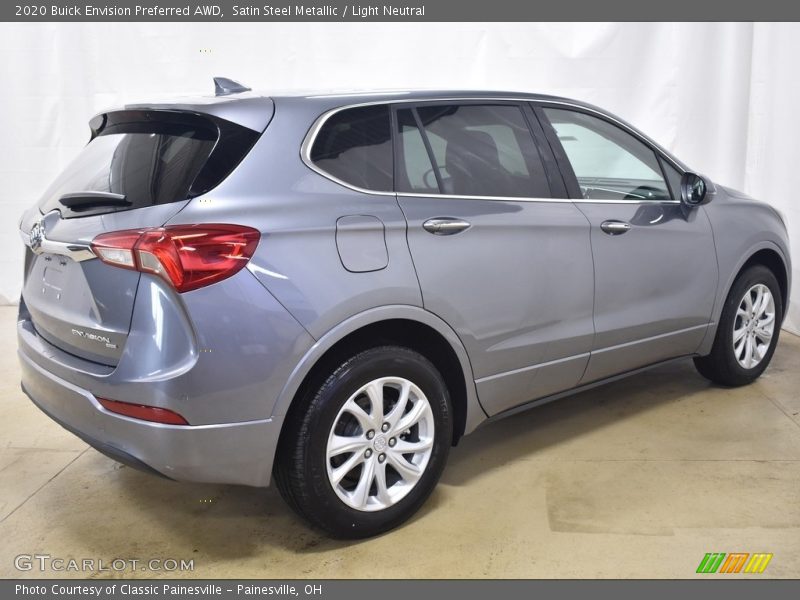 Satin Steel Metallic / Light Neutral 2020 Buick Envision Preferred AWD