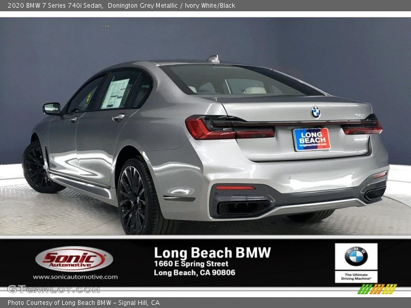 Donington Grey Metallic / Ivory White/Black 2020 BMW 7 Series 740i Sedan