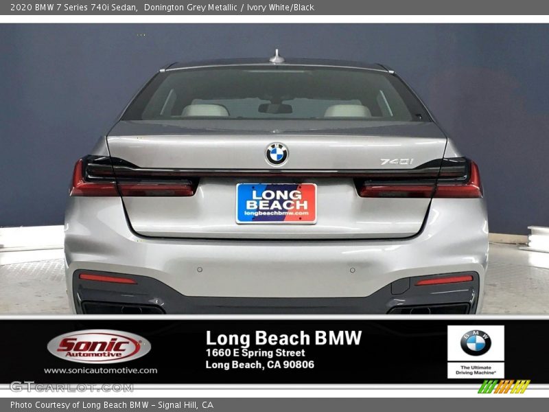 Donington Grey Metallic / Ivory White/Black 2020 BMW 7 Series 740i Sedan
