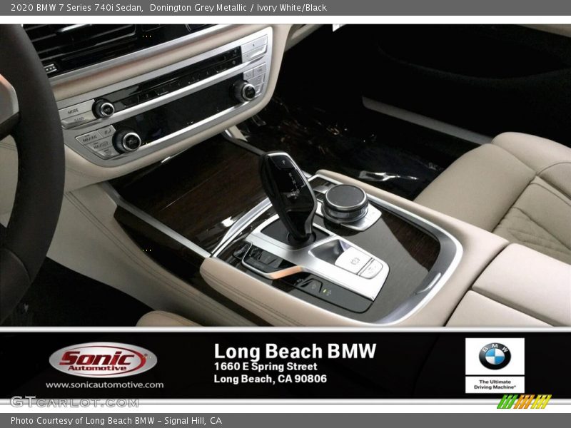 Donington Grey Metallic / Ivory White/Black 2020 BMW 7 Series 740i Sedan