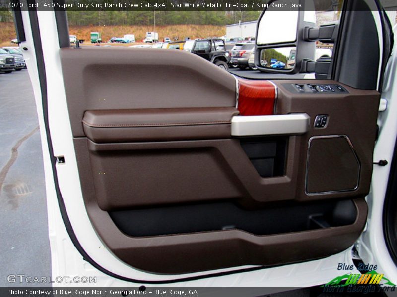Star White Metallic Tri-Coat / King Ranch Java 2020 Ford F450 Super Duty King Ranch Crew Cab 4x4