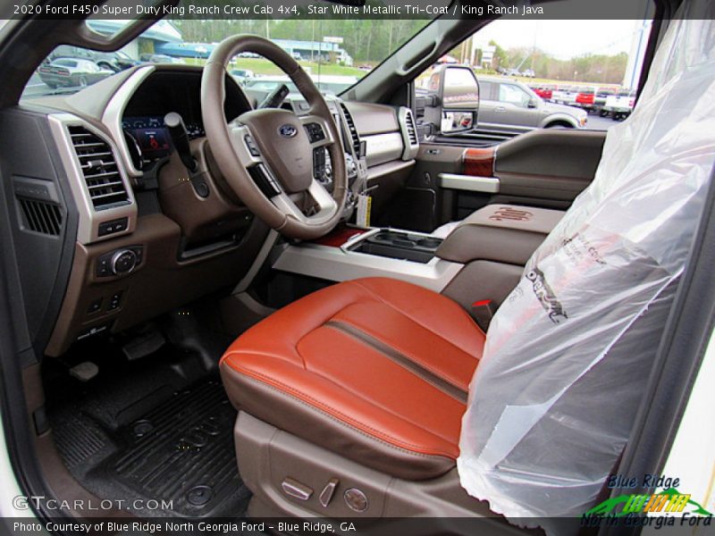 Star White Metallic Tri-Coat / King Ranch Java 2020 Ford F450 Super Duty King Ranch Crew Cab 4x4