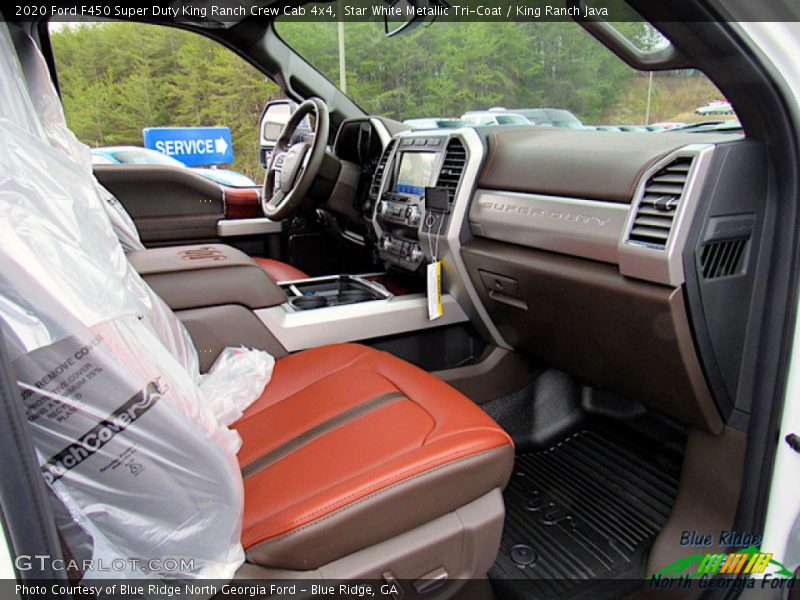 Star White Metallic Tri-Coat / King Ranch Java 2020 Ford F450 Super Duty King Ranch Crew Cab 4x4