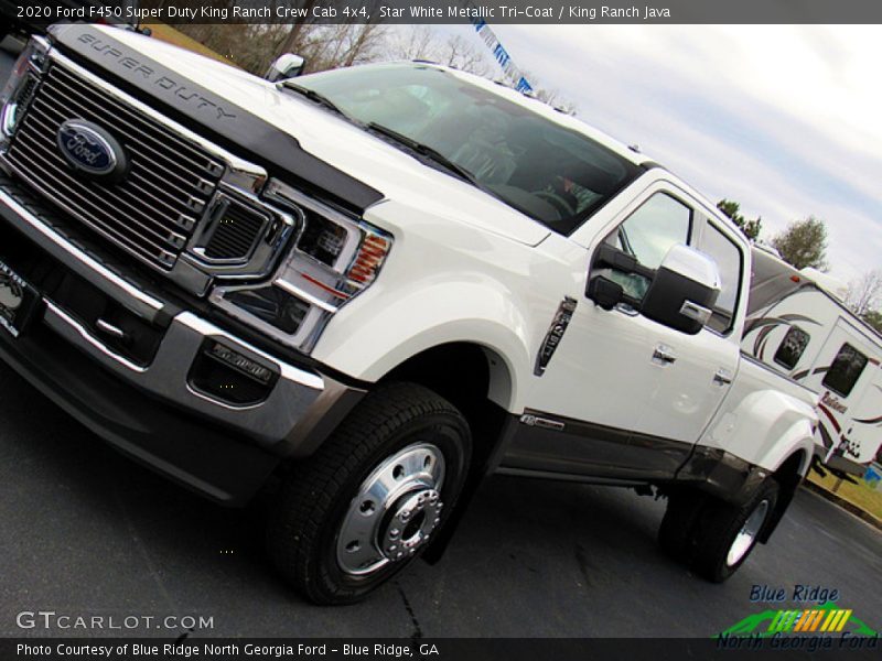 Star White Metallic Tri-Coat / King Ranch Java 2020 Ford F450 Super Duty King Ranch Crew Cab 4x4