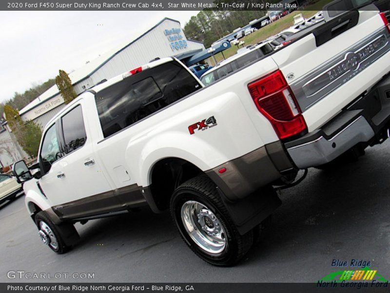 Star White Metallic Tri-Coat / King Ranch Java 2020 Ford F450 Super Duty King Ranch Crew Cab 4x4