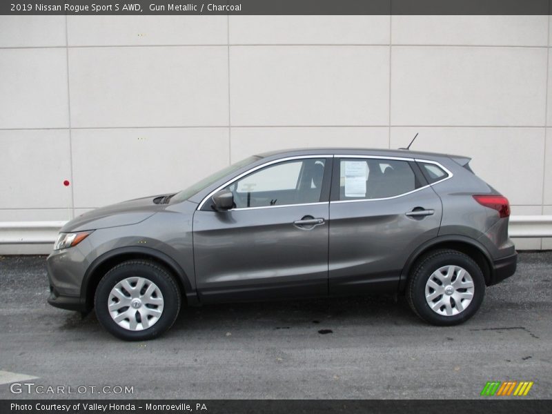Gun Metallic / Charcoal 2019 Nissan Rogue Sport S AWD