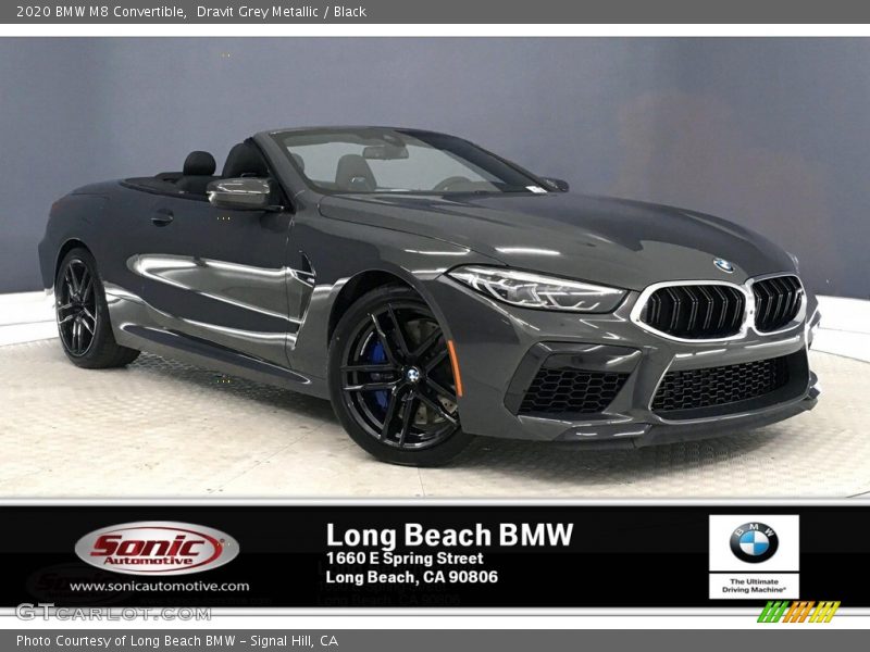 Dravit Grey Metallic / Black 2020 BMW M8 Convertible