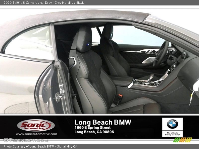 Dravit Grey Metallic / Black 2020 BMW M8 Convertible