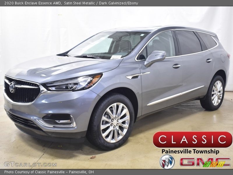 Satin Steel Metallic / Dark Galvinized/Ebony 2020 Buick Enclave Essence AWD