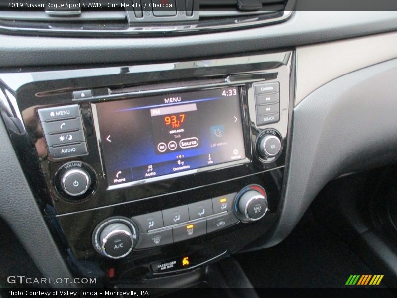 Gun Metallic / Charcoal 2019 Nissan Rogue Sport S AWD