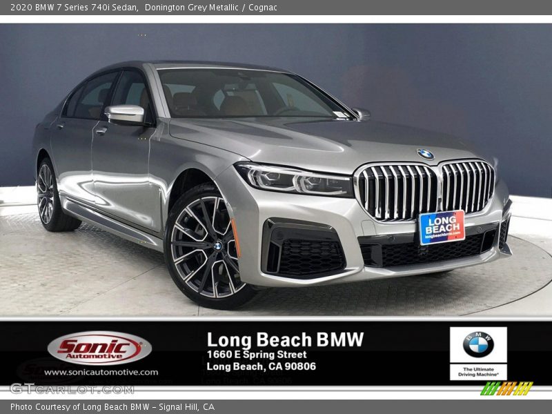 Donington Grey Metallic / Cognac 2020 BMW 7 Series 740i Sedan