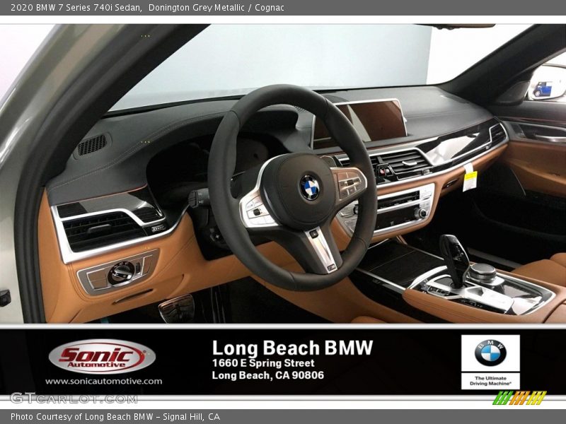 Donington Grey Metallic / Cognac 2020 BMW 7 Series 740i Sedan