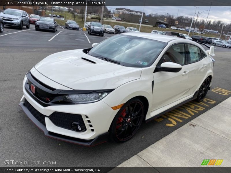Championship White / Black/Red 2019 Honda Civic Type R
