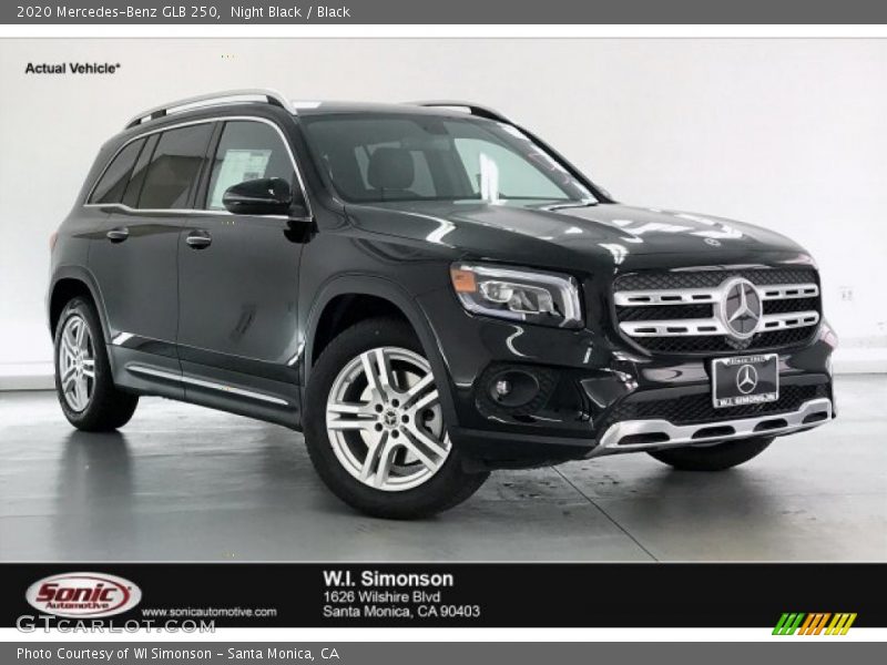 Night Black / Black 2020 Mercedes-Benz GLB 250