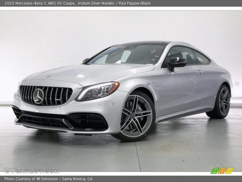 Iridium Silver Metallic / Red Pepper/Black 2020 Mercedes-Benz C AMG 63 Coupe