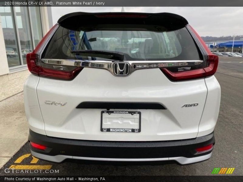 Platinum White Pearl / Ivory 2020 Honda CR-V LX AWD