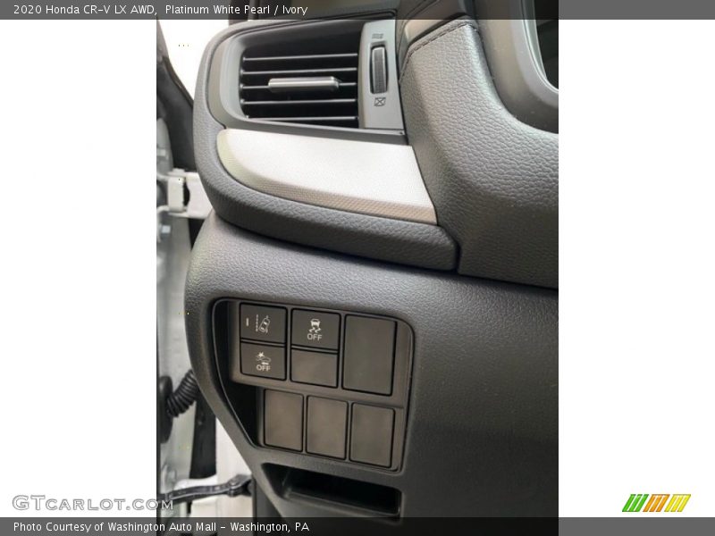 Platinum White Pearl / Ivory 2020 Honda CR-V LX AWD