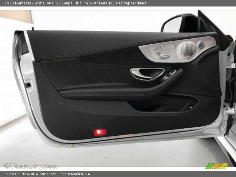 Iridium Silver Metallic / Red Pepper/Black 2020 Mercedes-Benz C AMG 63 Coupe
