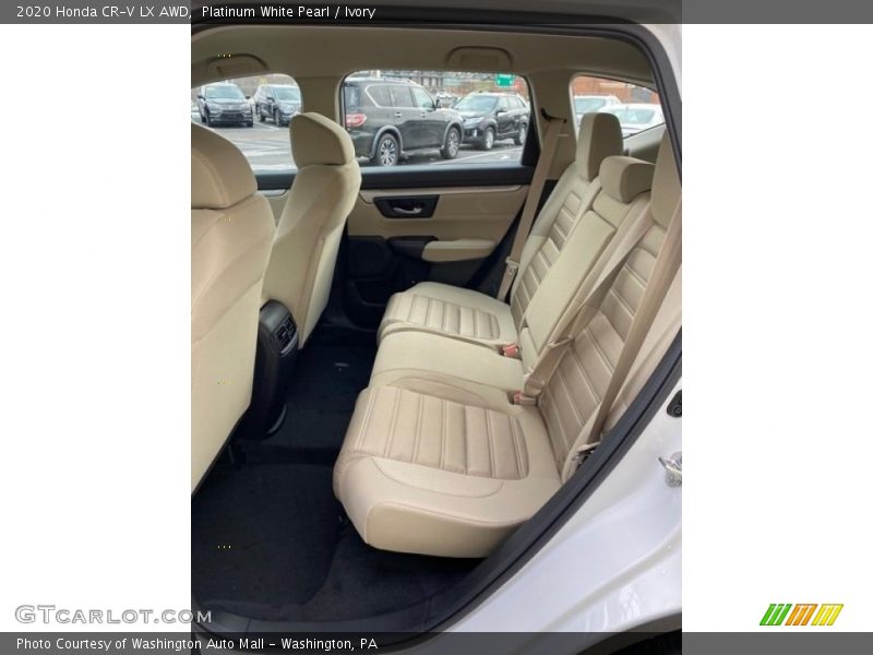 Platinum White Pearl / Ivory 2020 Honda CR-V LX AWD