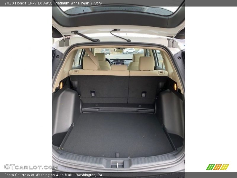 Platinum White Pearl / Ivory 2020 Honda CR-V LX AWD
