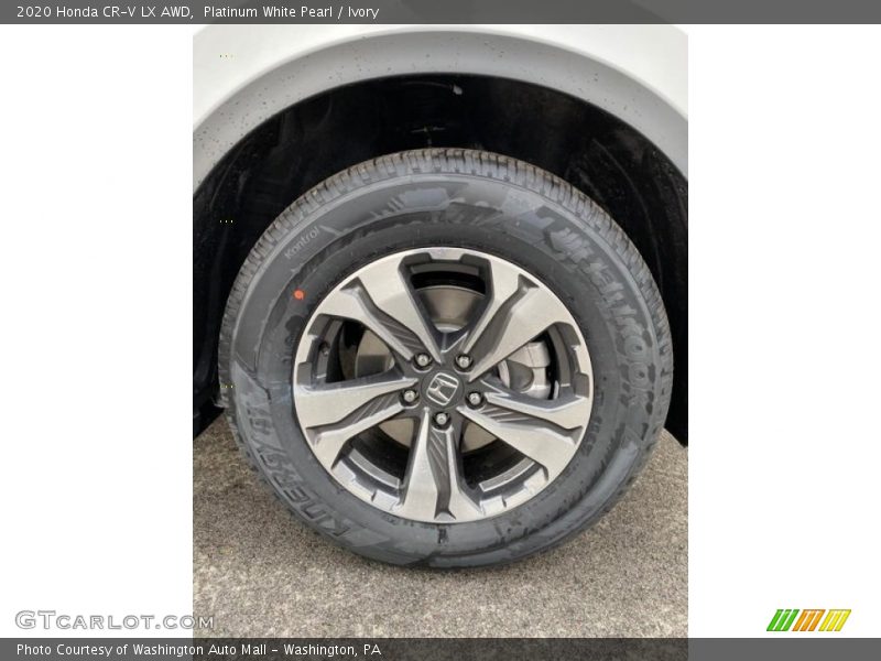 Platinum White Pearl / Ivory 2020 Honda CR-V LX AWD
