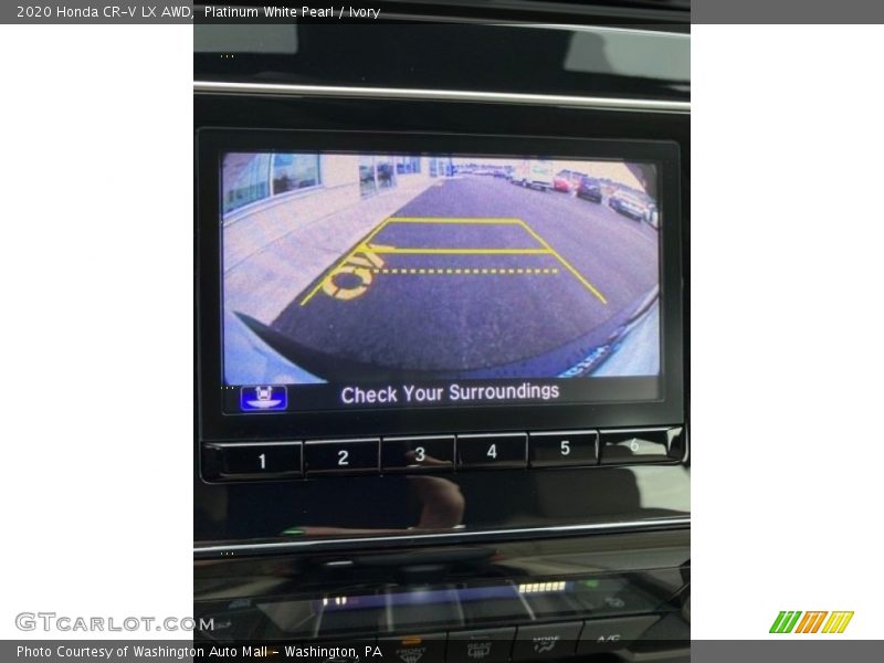 Platinum White Pearl / Ivory 2020 Honda CR-V LX AWD