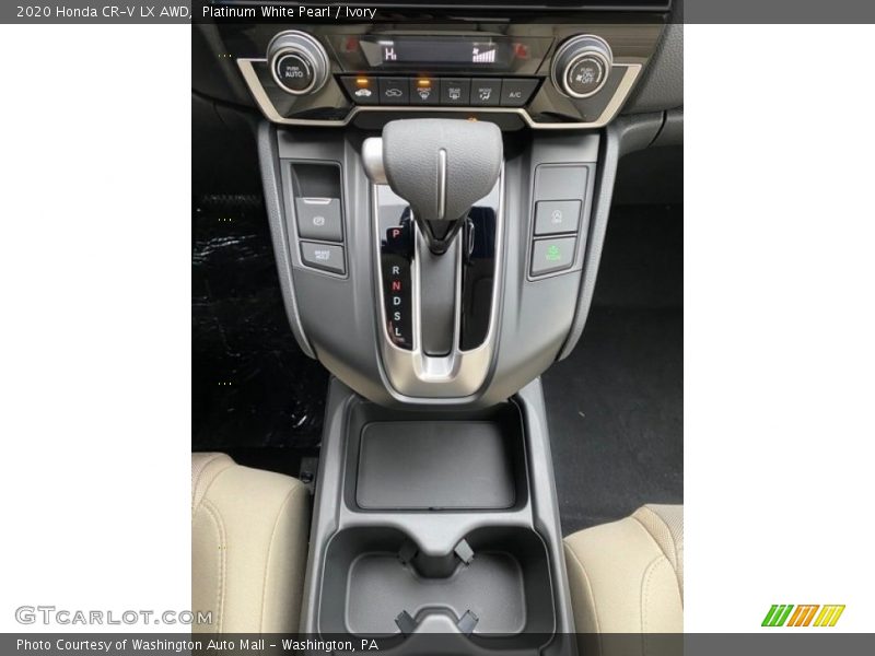 Platinum White Pearl / Ivory 2020 Honda CR-V LX AWD