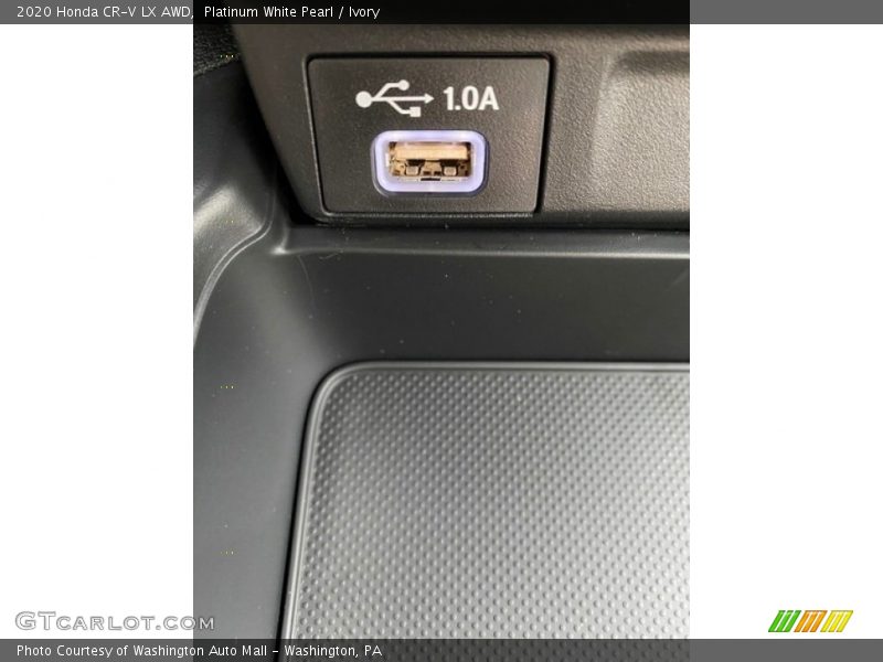 Platinum White Pearl / Ivory 2020 Honda CR-V LX AWD