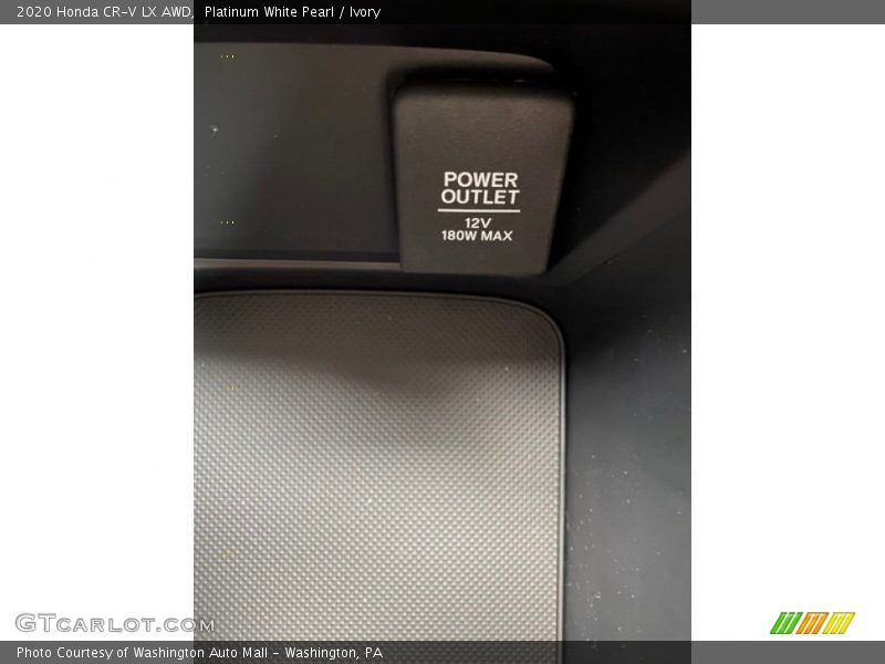 Platinum White Pearl / Ivory 2020 Honda CR-V LX AWD