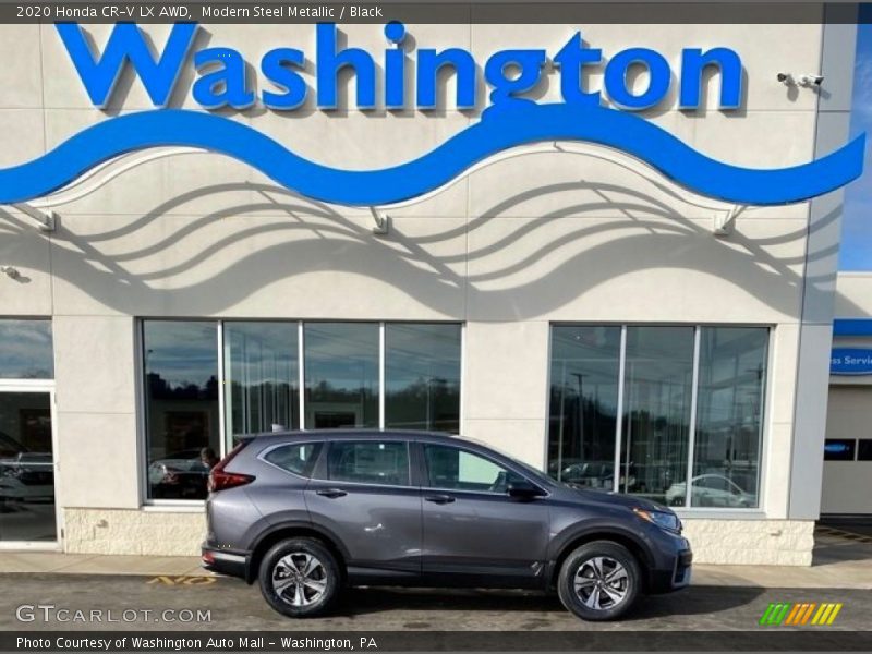 Modern Steel Metallic / Black 2020 Honda CR-V LX AWD