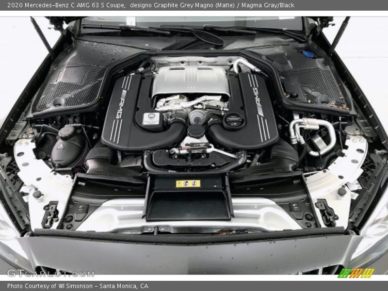  2020 C AMG 63 S Coupe Engine - 4.0 Liter AMG biturbo DOHC 32-Valve VVT V8