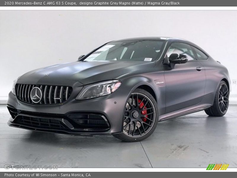 designo Graphite Grey Magno (Matte) / Magma Gray/Black 2020 Mercedes-Benz C AMG 63 S Coupe