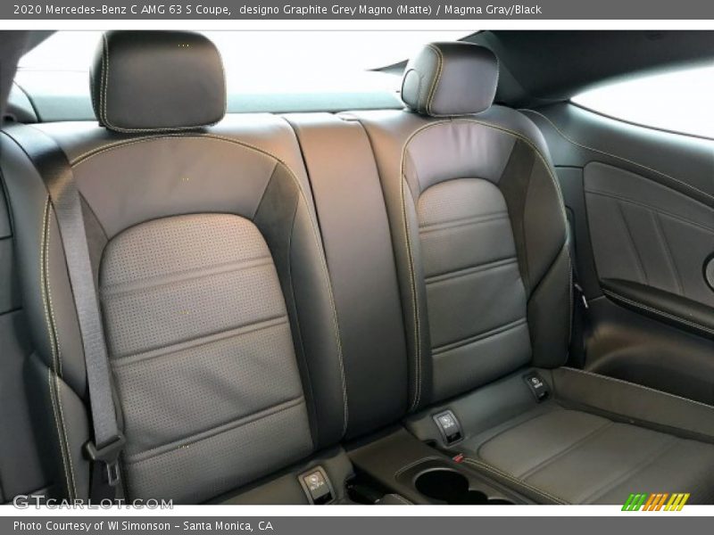 designo Graphite Grey Magno (Matte) / Magma Gray/Black 2020 Mercedes-Benz C AMG 63 S Coupe